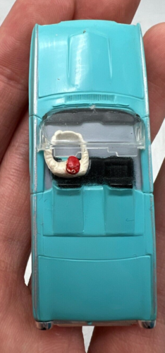 Aurora 1355 Tjet Thunderjet 500 Ho Slot Car Turquoise '63 Thunderbird Roadster - Picture 8 of 20