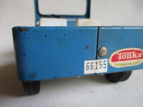 Vintage Tonka Jeep blau & weiß Jeep Runabout Pressstahl 60er Jahre - Bild 5 von 7
