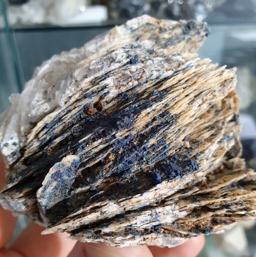 Baryte, Azurita, Tétraédrites, Usclas Del Bosc, Lodève, Herault (34 ), Francia - Picture 9 of 10