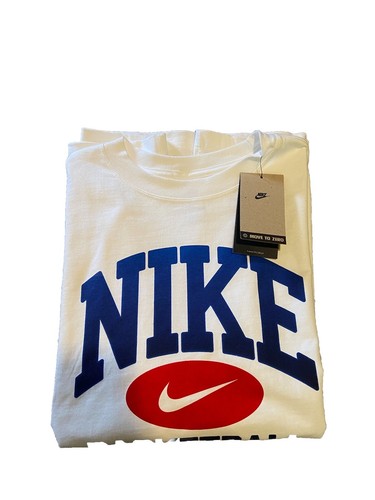 New! Nike White T-Shirt Athletic Gym Short Sleeve T-Shirt Size Medium, Women - Foto 4 di 5