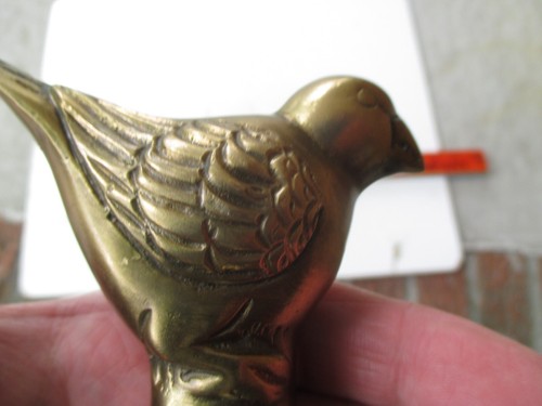 Vintage Solid Brass Hen Faucet / Outdoor Water / Garden Faucet - Picture 5 of 11