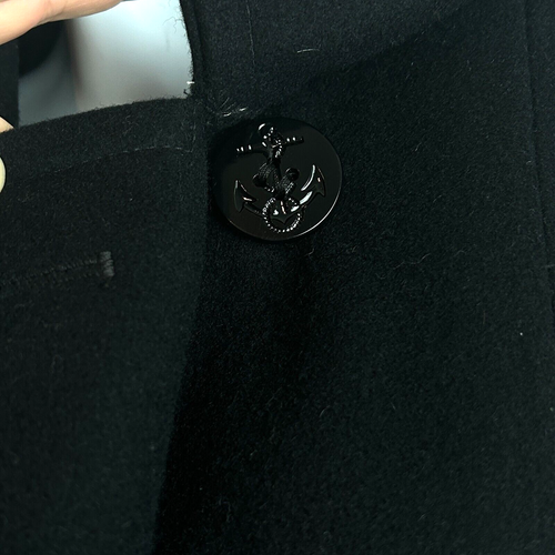US Navy Issue 100% Wool Peacoat DSCP for Sterlingwear Boston Black Pea Coat Sz M - Picture 10 of 13