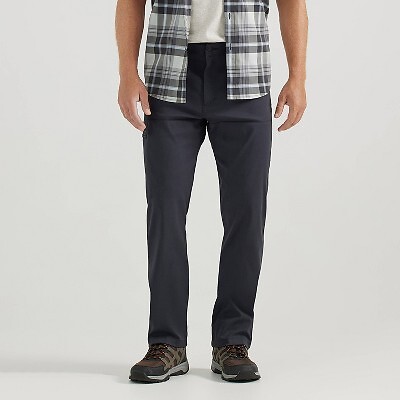 Мужские синтетические прямые брюки Wrangler ATG - Caviar 36x32