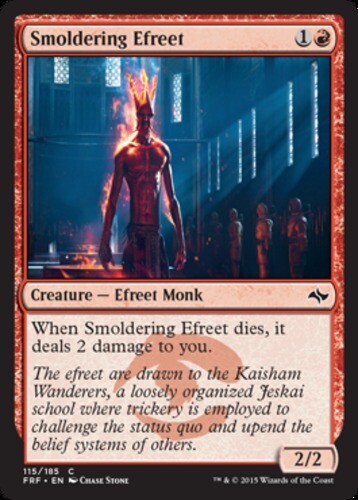 Smoldering Efreet x4 - Fate Reforged - NM-Mint, English - Fate Reforged - Picture 1 of 1