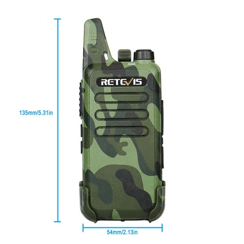 10*Retevis RT22 2W Walkie Talkies VOX Camouflage 16CH VOX CTCSS/DCS Radios&Mics - Picture 8 of 11