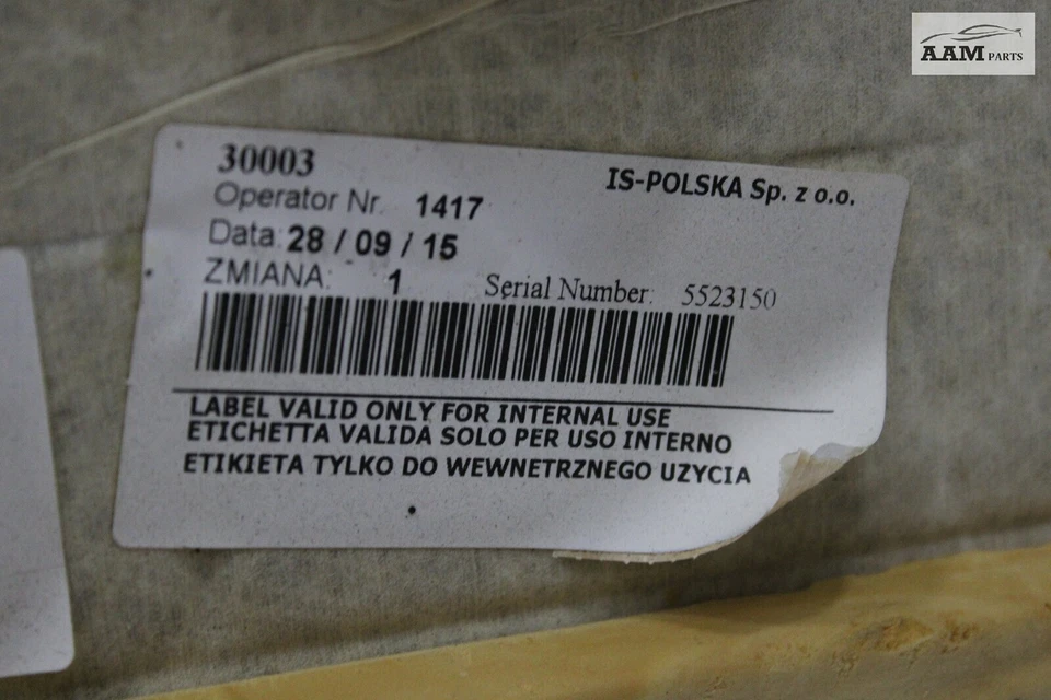 BMW 428i XDRIVE 2015-2016 gran cupé F36 techo techo techo cubierta moldura OEM Foto 4 de 4