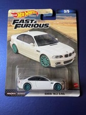 Hot Wheels Fast and Furious BMW M3 E46 - White
