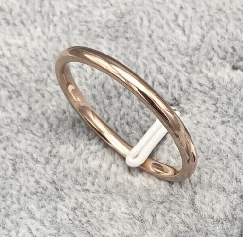 Edelstahl Partnerring  2 / 4 / 6mm Vorsatz Damen Herren silber gold schwarz rose - Bild 13 von 17