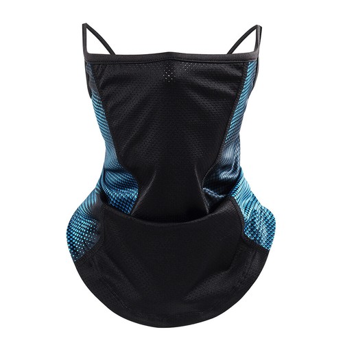 Motorcycle Half Face Mask Cooling Balaclava Neck Gaiter Face Cover for Men Women - Picture 7 of 24