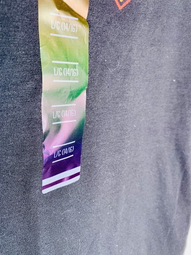 T-Shirt Pride Youth L 14/16 American Dream Team Rainbow Love Wins Heart Nera - Foto 2 di 5