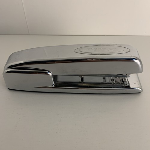Swingline CHROME STAPLER 747 Full Strip 25 Sheet Capacity 747xx Retro - Picture 4 of 6