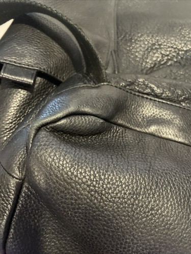 Coach Black Pebbled Leather Backpack - Picture 7 of 20