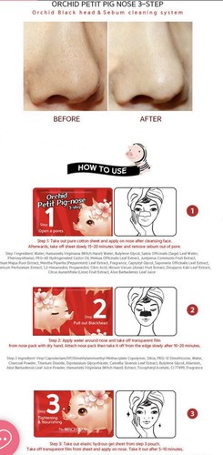 The Orchid Skin Blackhead Nose Strips From Korea Christmas Secret Santa Stocking - Picture 8 of 10