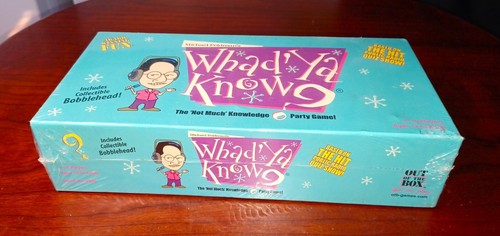 Whad' Ya Know Game Michael Feldman Public Radio Quiz Show with Bobblehead 2003 - Picture 1 of 3