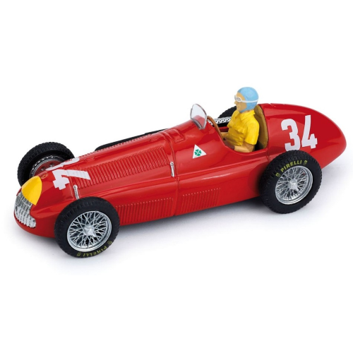 ALFA ROMEO J.M.FANGIO 1950 N.34 WORLD CHAMPION CON PILOTA 1:43 Brumm Formula 1 - Foto 1 di 1