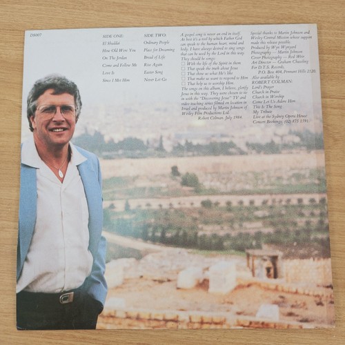 ROBERT COLMAN - SPIRIT OF THE LORD - Christian - LP vinyl as new AUST PRESSING - Picture 5 of 5