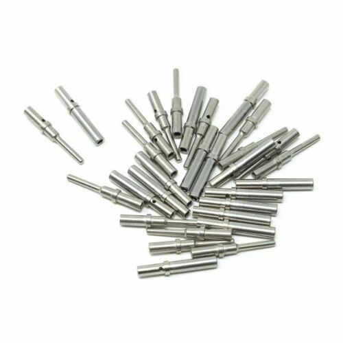 Deutscher Stecker 2 3 4 6 8 12 Pin SCHWARZ Stecker Stecker Kit 16-20 GA Kontakte - Bild 2 von 10