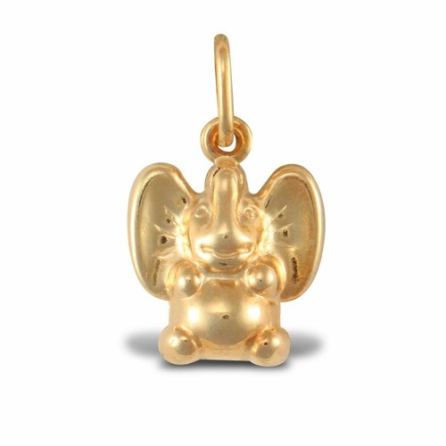 9ct Gold Elephant Charm Pendant New | eBay