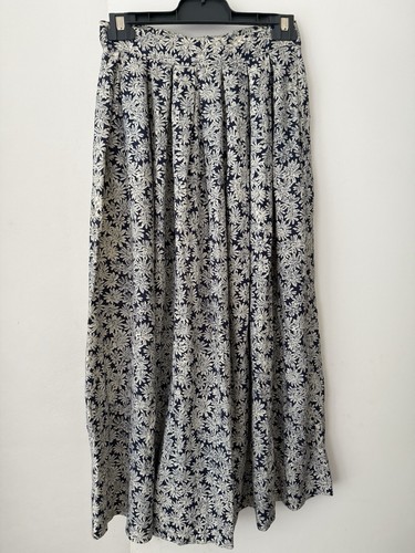 Vintage 1990s Diesel Skirt Size S Blue White Daisy Print Made In Australia - Picture 3 of 8