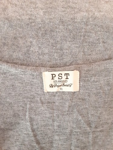 P S T Los Angeles By Project Social T Workout Tank Top Shirt Women's Size XL - Picture 9 of 9