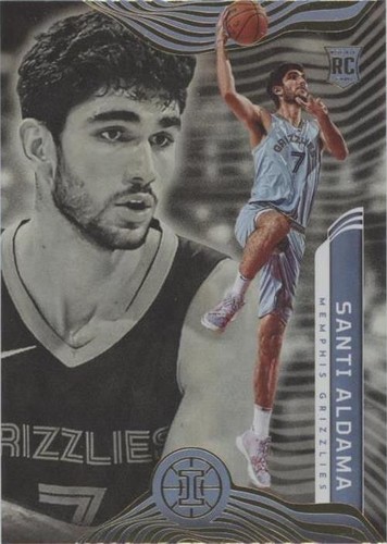 Santi Aldama 2021-22 Panini Impeccable Rookie Auto Asia Red /88