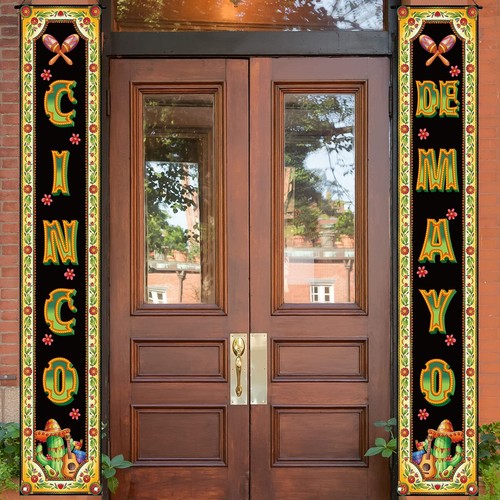 Cinco De Mayo Party Decorations Mexican Fiesta Welcome Sign Home Party Decor - Picture 6 of 6