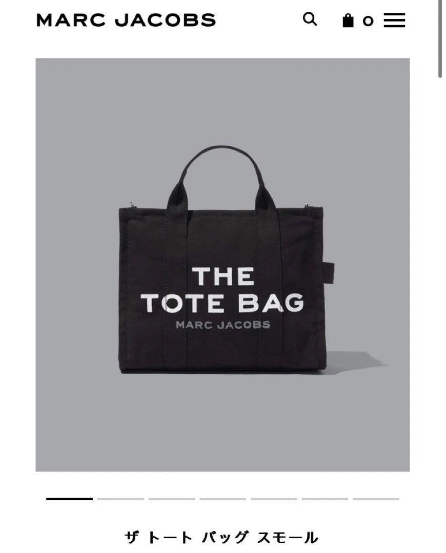 Marc Jacobs The Tote Bag Medium 2way Shoulder Cotton (From Japan