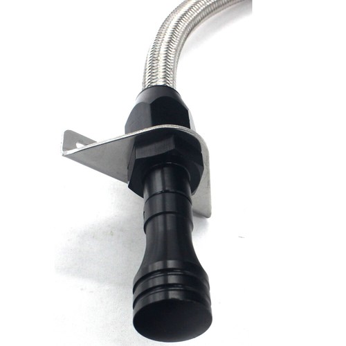 CHEVY GM LS1 LS SWAP 4L60E FLEXIBLE TRANSMISSION DIPSTICK - FIREWALL MOUNT - Foto 2 di 7