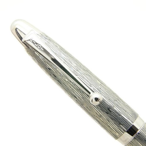 Pilot SILVERN FK-5MS Sterling Silver 18K Fountain Pen 3type FedEx - Picture 12 of 15