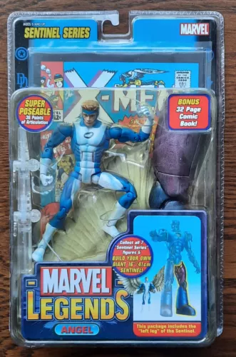 Marvel Legends ANGEL Blue Variant Sentinel Series X-Men Unopened Toy Biz 2005
