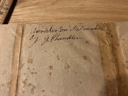 New York Quaker Revolutionary War Era love poem document Sarah Franklin Robinson - 第 3/3 張圖片