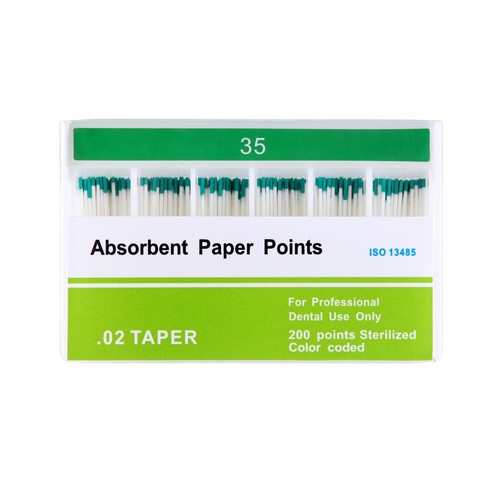 Dental Endo Gutta Absorbent Paper Points Fiber Taper PP 0.04/0.06/0.02 15#-40# - Picture 7 of 22