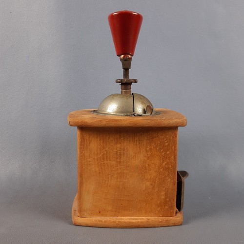Macina Caffè PB Legno Metallo Macinino Da Collezione Vintage Anni ’50 - Foto 4 di 12