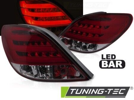 LED Lightbar Rückleuchten für Peugeot 207 Bj. 06-09 Rot/Smoke - Bild 2 von 5