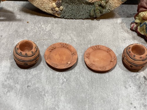 Miniature Tea Set/cherished moments by michelle yam 1995/native americans - Picture 5 of 12