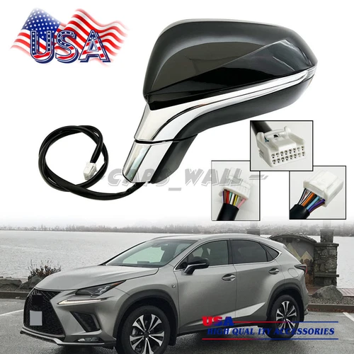 Mirror Power Folding BSD Memory Driver Side for Lexus NX 200t 300 300h 2018-21