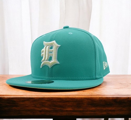 [70691727] Mens New Era MLB DETROIT TIGERS 5950 FITTED 'STADIUM' - CLEAR MINT - Picture 1 of 5