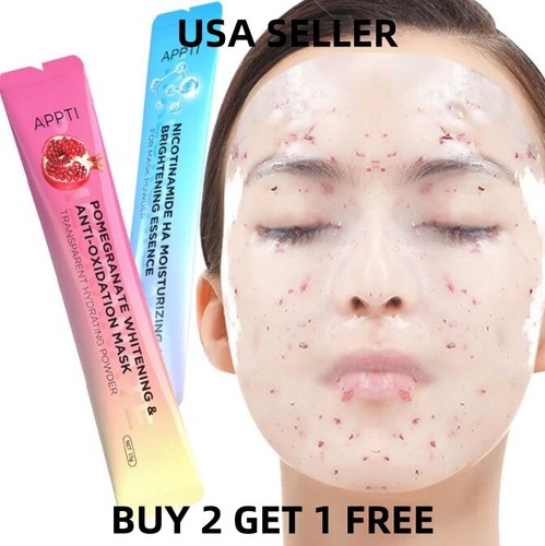 12 PK Jelly Mask Powder SPA Whitening Collagen Peel Off Rubber Facial Jellymask - Picture 1 of 18