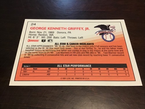 KEN GRIFFEY JR Oddball Insert & Regular issue Baseball LOT #2 MarinersYOU CHOOSE - Picture 119 of 233