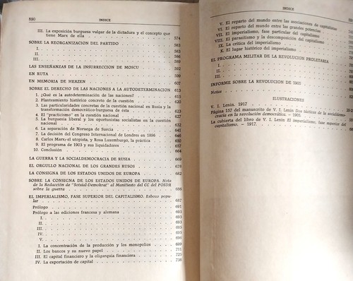 V. I. Lenin Obras Escogidas, de tapa dura, Volumen 1, Editorial Progreso, 1960s - Picture 10 of 10