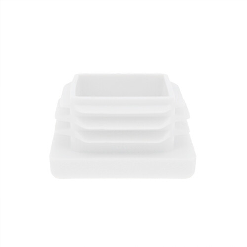 Square Tube Inserts, Plastic End Caps, Ribbed Inserts, Box Section, Chair Feet - Picture 9 of 250
