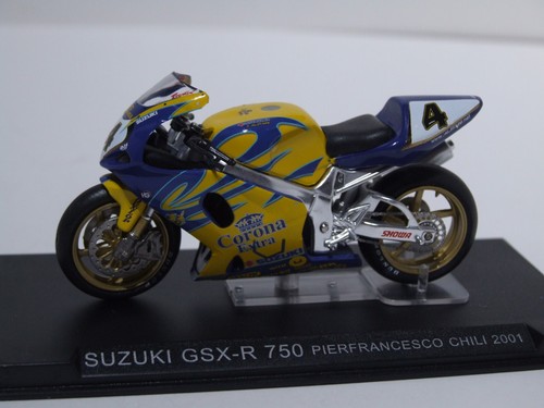 1:24 Scale 2001 P.Chili Suzuki GSX-R 750 Motorbike - Picture 2 of 3