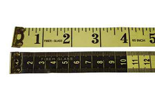 1 Jaune Noir Mètre à Ruban Schneiderbandmaß Coupeur Ruban Métrique 150 CM