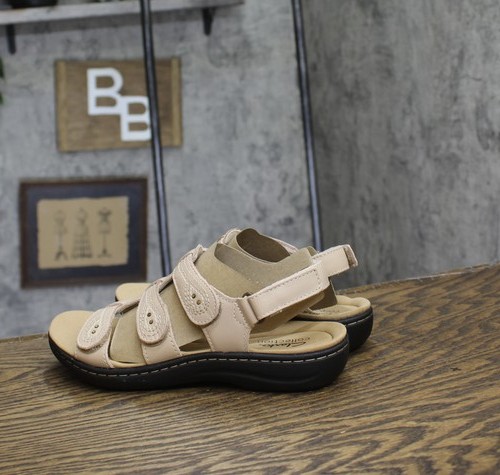 Clarks Womens Laurieann Vine Strappy Sport Sandals 26171269 Beige Brown 6.5M - Picture 7 of 12