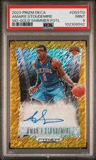 Amar’e Stoudemire 2023-24 Panini Prizm Deca Gold Shimmer Auto /10 PSA Mint 9!