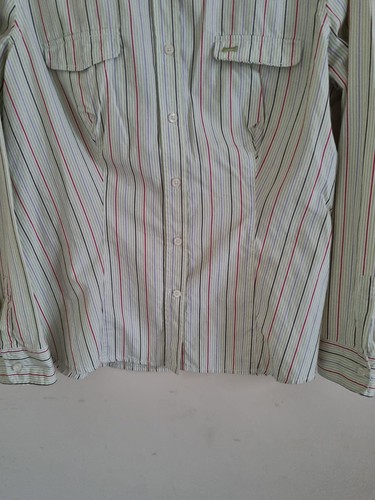 Driza-Bone Womens Striped Long Sleeve Cotton Shirt Size 16 - Picture 4 of 5
