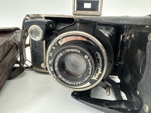 Voigtländer Bessa Voigtar 10.5 cm f/6.3 120 roll film Shutter Triggers Display - Picture 2 of 22