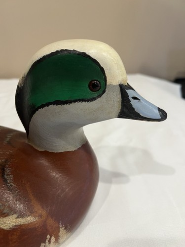 Ducks Unlimited Wooden Duck Decoy - VINTAGE 1983-84 Hand Painted TJ Hooker #639 - Bild 7 von 17