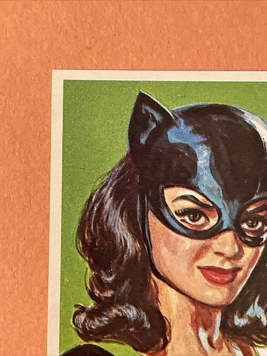 1966 Topps Batman Black Bat #27 Sinister Smile Cat Woman Near Mint - Bild 2 von 8