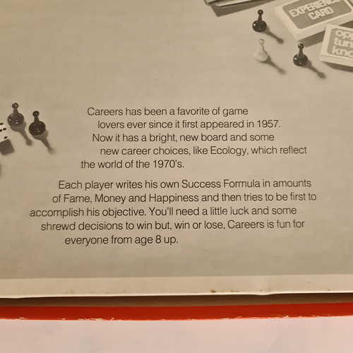 Vintage 1971 Careers Board Game – Parker – Complete Retro Strategy Game - Picture 17 of 19
